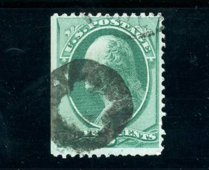 USAstamps Used FVF US 1870 Washington Bank Note Scott 136a With Grill