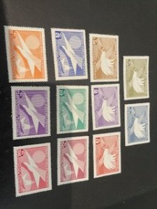 Paraguay sc 715-725 MNH comp set