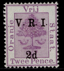 SOUTH AFRICA - Orange Free State QV SG114, 2d on 2d bright mauve, M MINT.