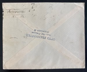 1930 Berlin Germany Catapult Ship Airmail Cover SS Bremen To Chicago IL Usa 