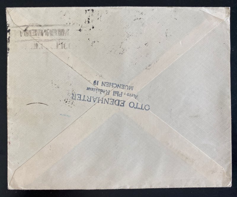 1930 Berlin Germany Catapult Ship Airmail Cover SS Bremen To Chicago IL Usa 