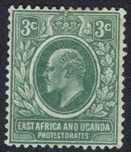 EAST AFRICA AND UGANDA 1907 KEVII 3C