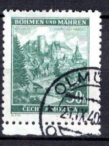 Bohemia and Moravia Scott # 40 used