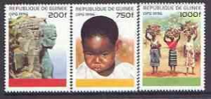 GUINEA - 1996 - Culture - Perf 3v Set - Mint Never Hinged