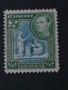 ​ST.VINCENT-1938- SC#141-KING GEORGE VI-COLONY SEAL-MINT VF 86 YEARS OLD