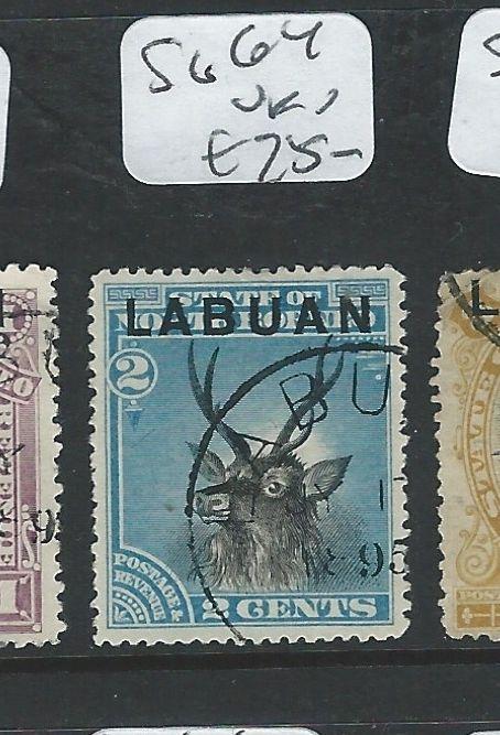 LABUAN  (B0910) 2C  DEER  SG 64  CDS  VFU 