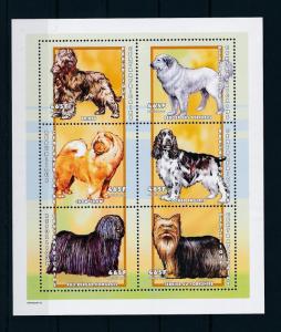 [26953] Central African Republic 2001 Animals Dogs MNH Sheet