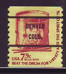 Denver CO, Scott 1615-71 Bureau Precancel, $0.25 CV
