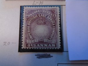 British East Africa  # 20/25  MH