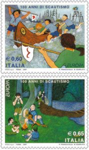 Scott #2809-10 Europa - Scouts MNH