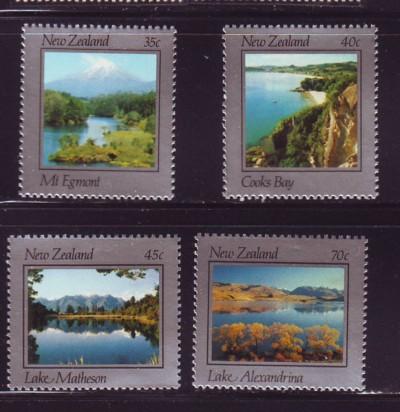 New Zealand Sc 784-7 1983 scenic views stamp set mint NH