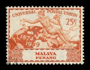 Malaya - Penang #25 used