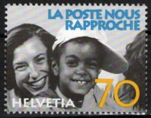 Switzerland 1007 MNH Woman & Child Swiss Postal Service ZAYIX 0324S0112M