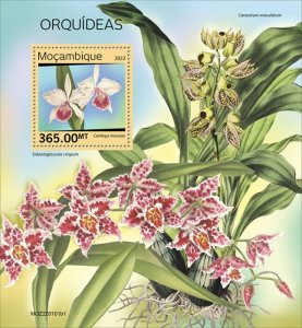 2022/04- MOZAMBIQUE - ORCHIDS I                 1V   MNH **