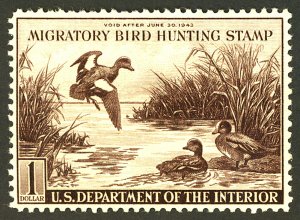 U.S. #RW9 MINT OG NH