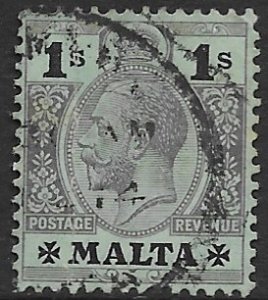 Malta 59   1914   1 sh.  fine used