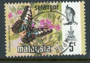 Malaysia Selanger 130 U 1971 5c butterfly