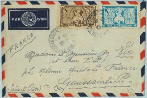 91263 -  INDOCHINE - Postal History -  AIRMAIL  COVER  to FRANCE 1940