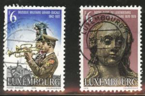 Luxembourg Scott 612-613 Used 1978 stamp set
