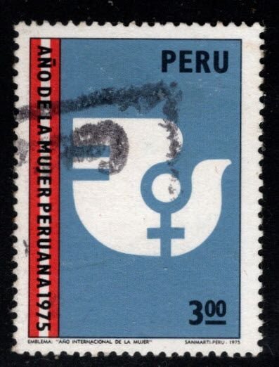 Peru  Scott 628 used 1975 Intl. Women's Year stamp