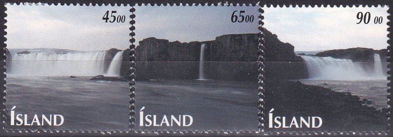 Iceland #830a-830c   F-VF Unused CV $10.50 (Z9378)