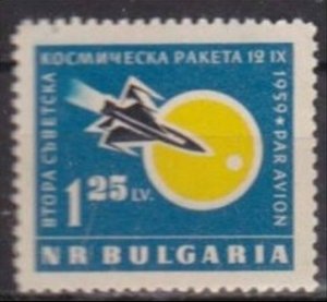 1960 Bulgaria 1163 Rocket / Moon 7,50 €