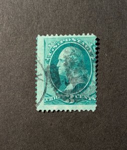 *US Stamp #136A, I Grill, used, CV $100
