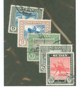 Sudan #110-14 Used Single (Complete Set)