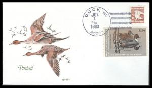 #RW50 Pintails Tudor House FDC