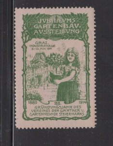 Austrian Advertising Stamp - Graz 1914 Horticultural Exhibition - MNH