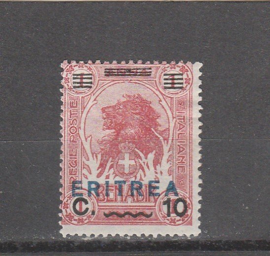 Eritrea  Scott#  83  MH  (1924 Overprinted)