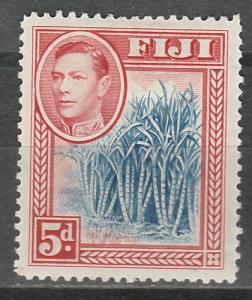 FIJI 1938 KGVI BLUE CANE 5D