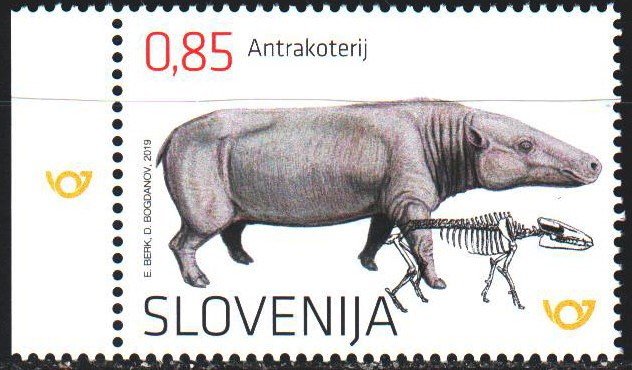 Slovenia. 2019. 1356. Dinosaurs. MNH.