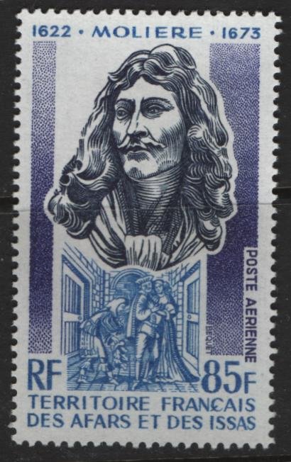 AFARS & ISSAS C90  MINT HINGED MOLIERE,   PLAYWRIGHT