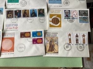 Cyprus first day covers 16 items Ref A1913