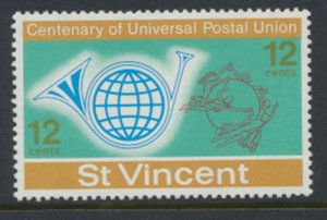 St Vincent  SG 393 SC# 376 MNH UPU  1974 see scans              