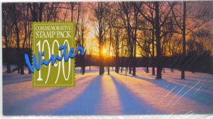 Just Fun Covers #1990 USPS Commemorative Winter Stamp Pack (my5140)