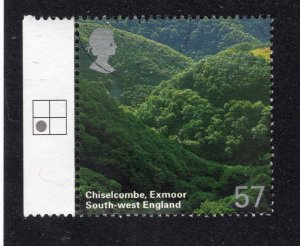 Great Britain 2005 57p Exmoor Scenery, Scott 2265 used, value = $1.60