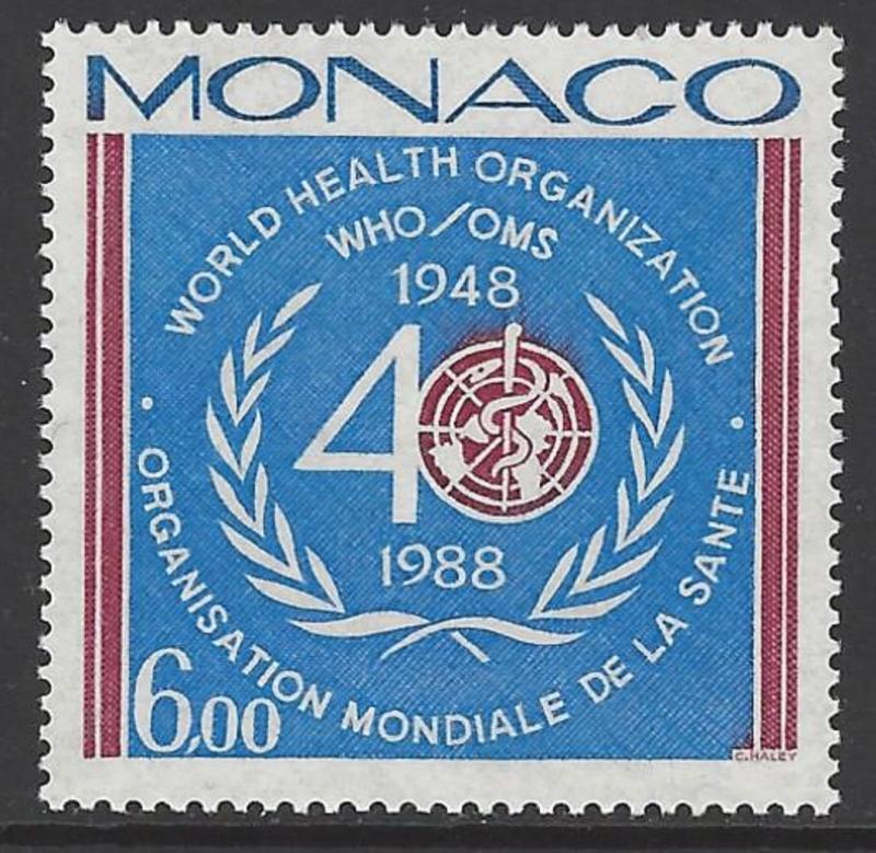 Monaco 1988 WHO VF MNH (1633)