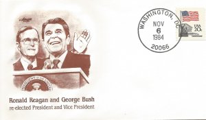 Reagan Election day coverl Noble #e84-09