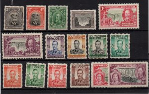 Southern Rhodesia KGV-KGVI mint collection WS36927