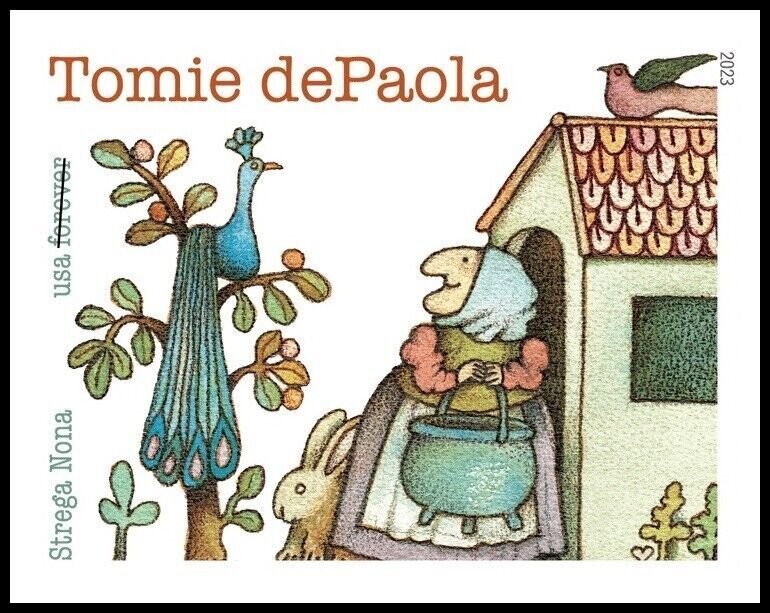 US 5793a Tomie dePaola imperf NDC single (1 stamp) MNH 2023 after May 15 