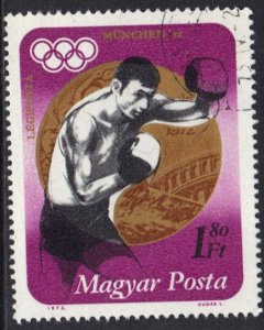 Hungary  #C333  cancelled  1973  Olympic games Munich 1.80fo  boxing