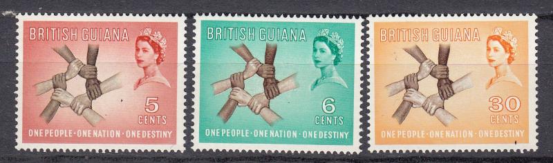 British Guiana - 1961 QEII Culture Week Sc# 268/270 - MNH (2167)