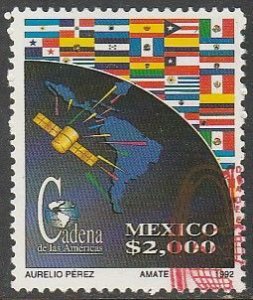 MEXICO 1760, COMMUNICATIONS SYSTEM OF THE AMERICAS. USED. VF. (1356)