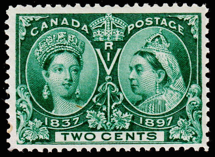 Canada Scott 52 (1897) Mint LH VF, CV $37.50 C