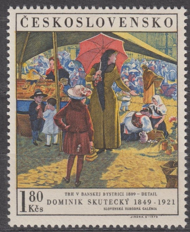 Czechoslovakia Scott #1714 1970 MNH