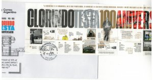 Argentina 2023 FDC Stamps Scott 2993 Souvenir Sheet Architecture Testa Architect
