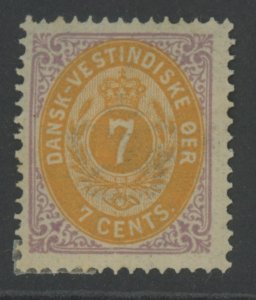 Danish West Indies 9c * mint og HR cv $110 (2209 474)