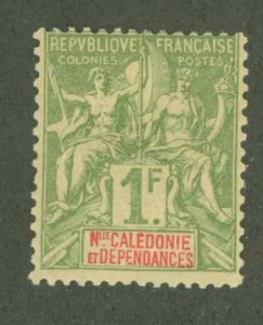 New Caledonia #58 Unused Single